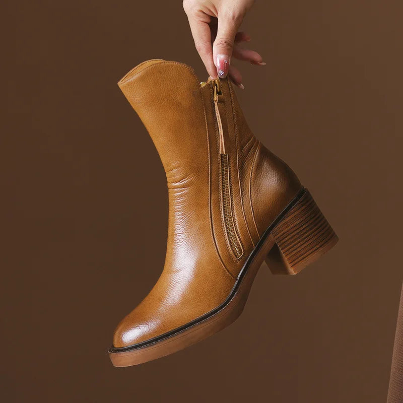 Edith® | Bottines en cuir