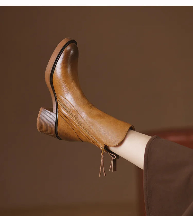 Edith® | Bottines en cuir