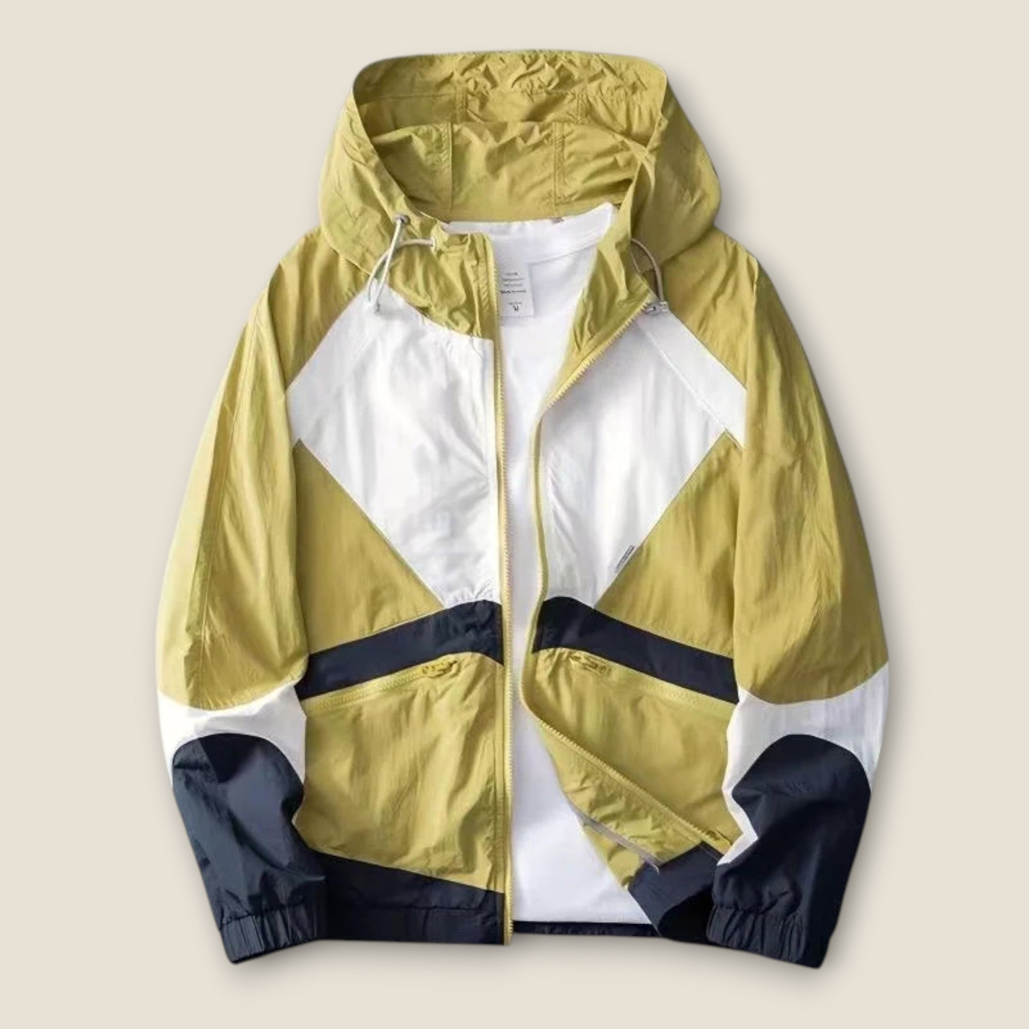 Jason - Veste Imperméable à Blocs de Couleurs