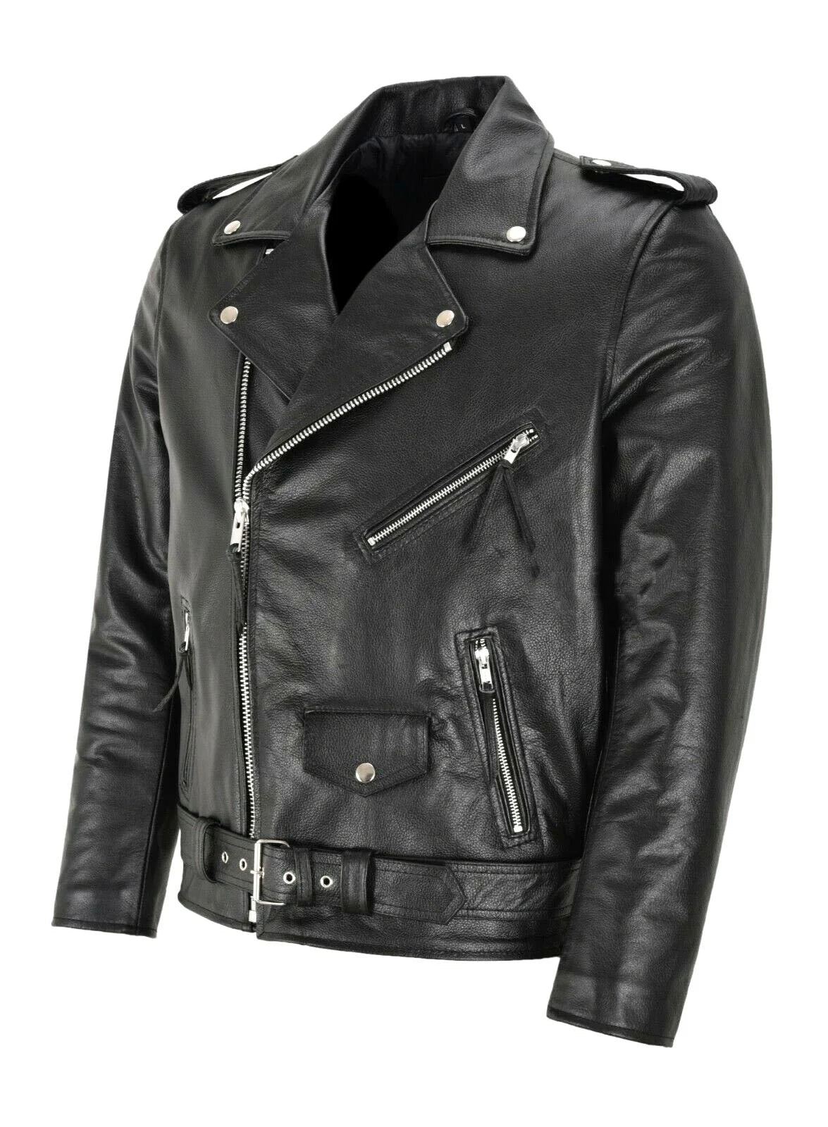 Wójcik™ | Veste en cuir de biker