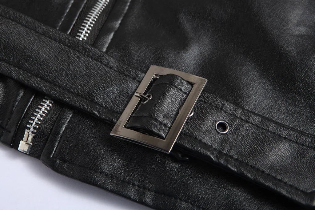 Wójcik™ | Veste en cuir de biker