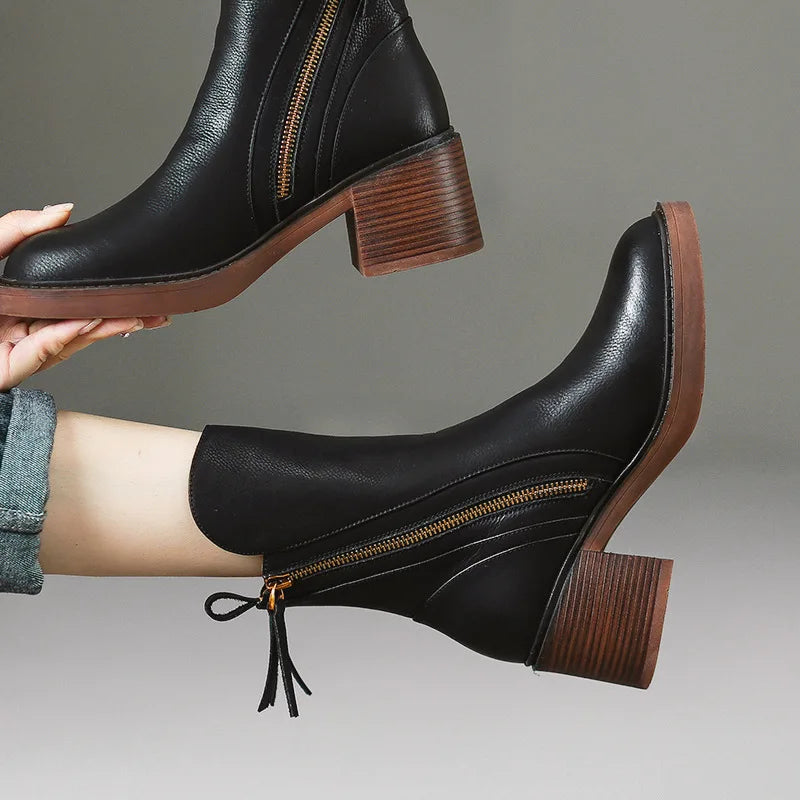Edith® | Bottines en cuir