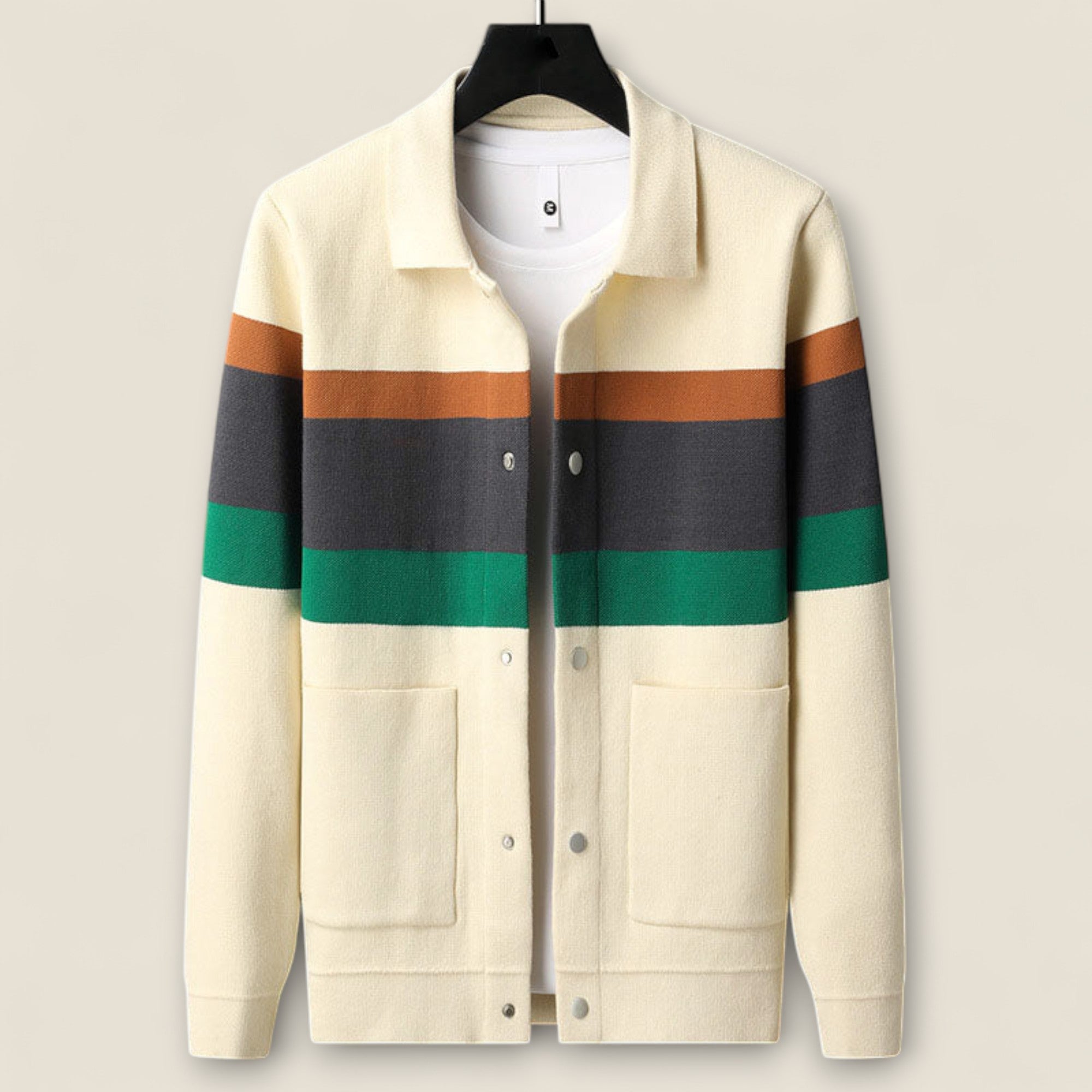 Lorenzo - Cardigan en Coton Tricoté