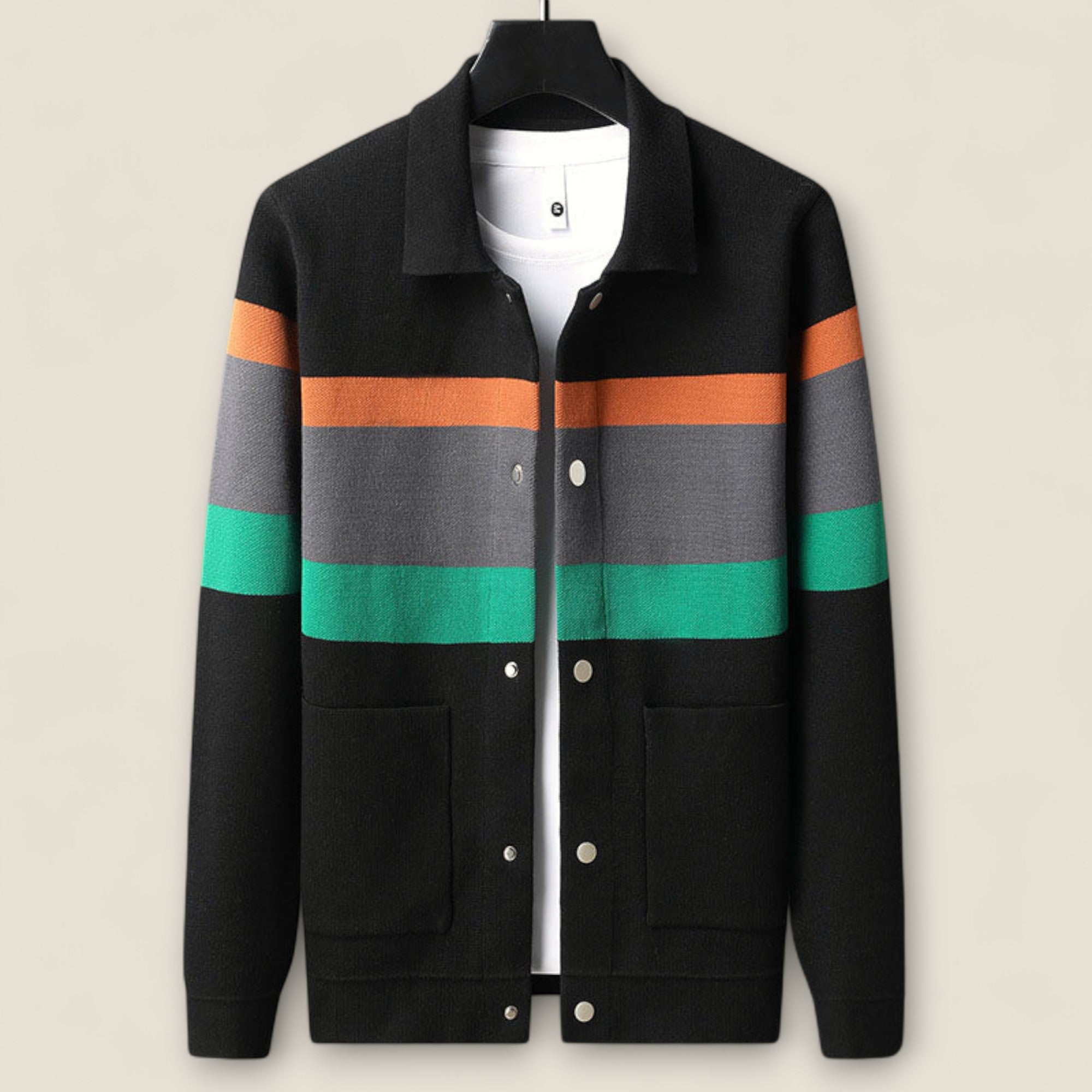 Lorenzo - Cardigan en Coton Tricoté