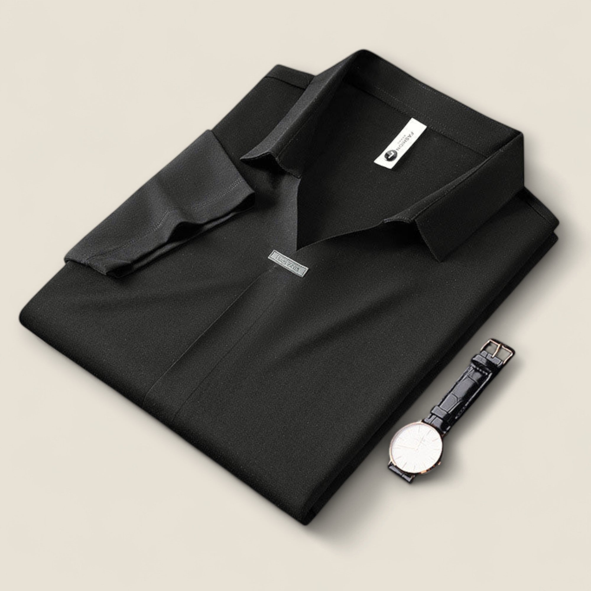 Fabio - Polo en Mélange de Coton et Soie