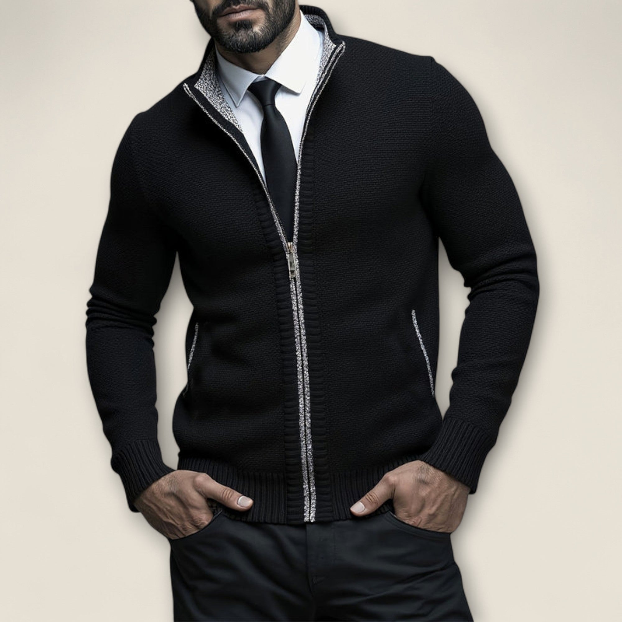 Matteo - Pull en Maille à Zip