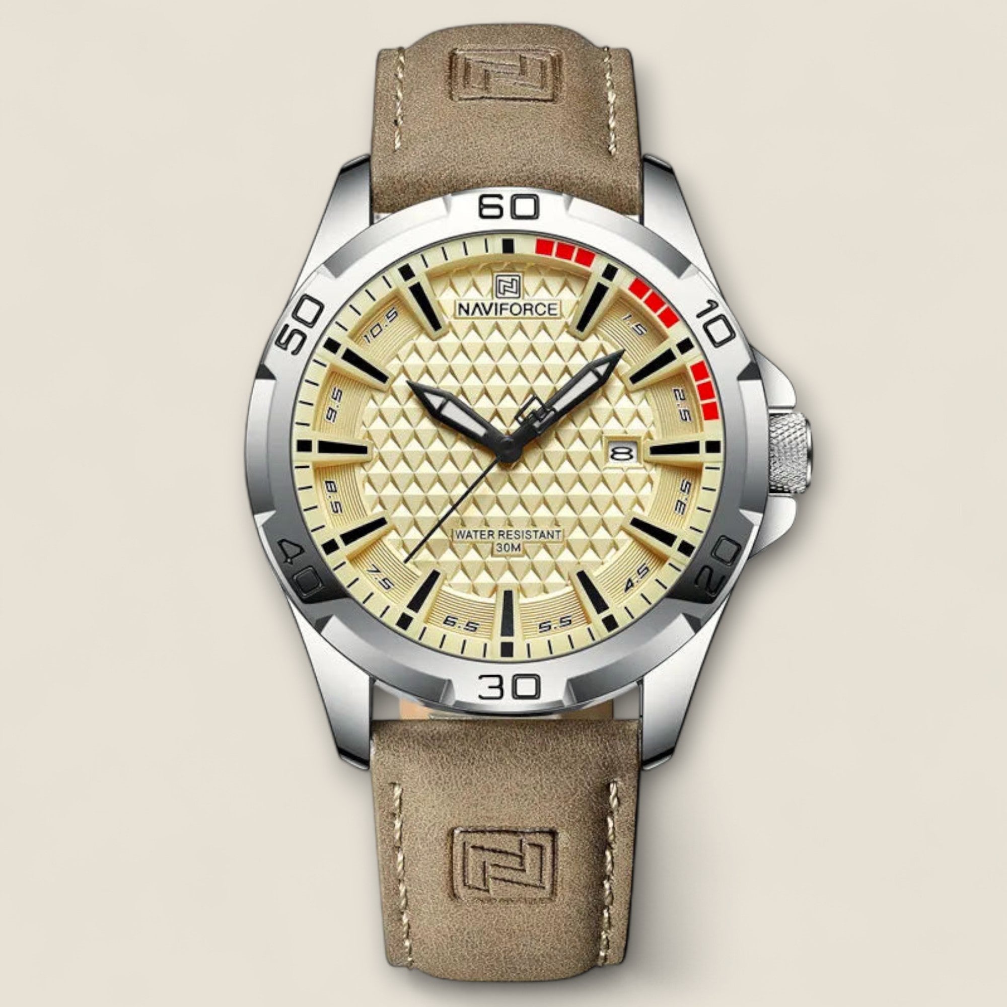 Dario - Montre à cadran géométrique