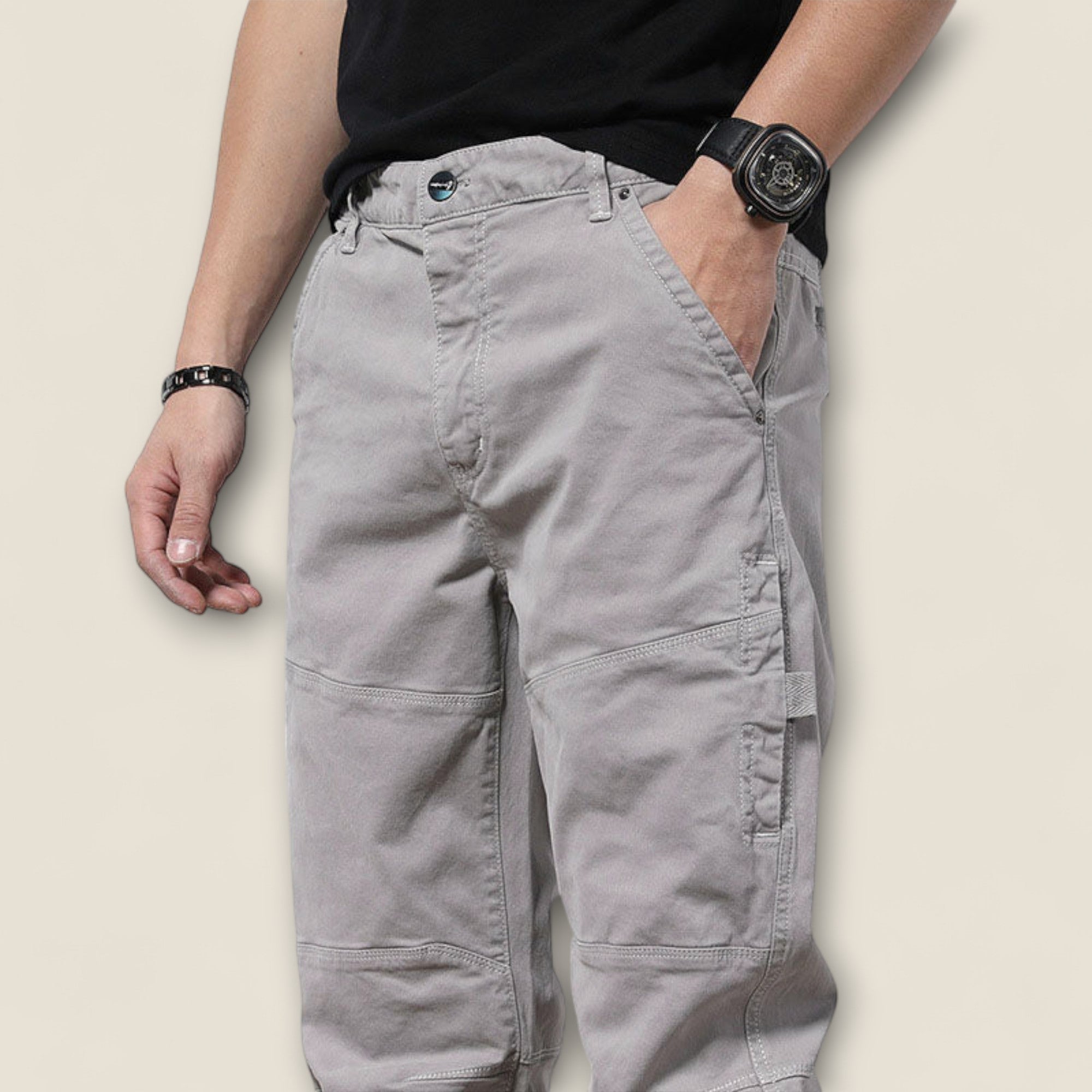 Diego - Pantalons Cargo en Coton