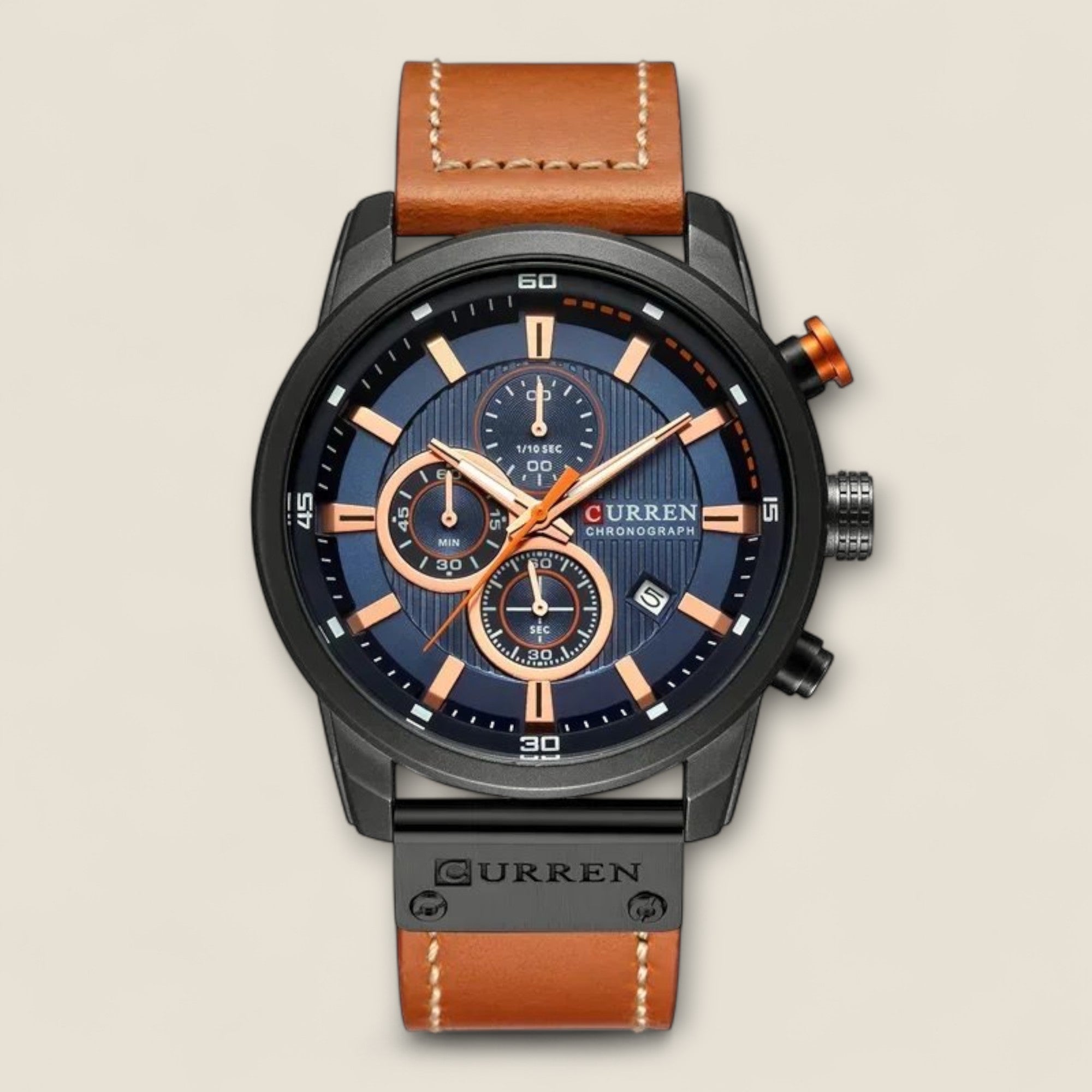 Renzo - Montre Chronographe en Cuir