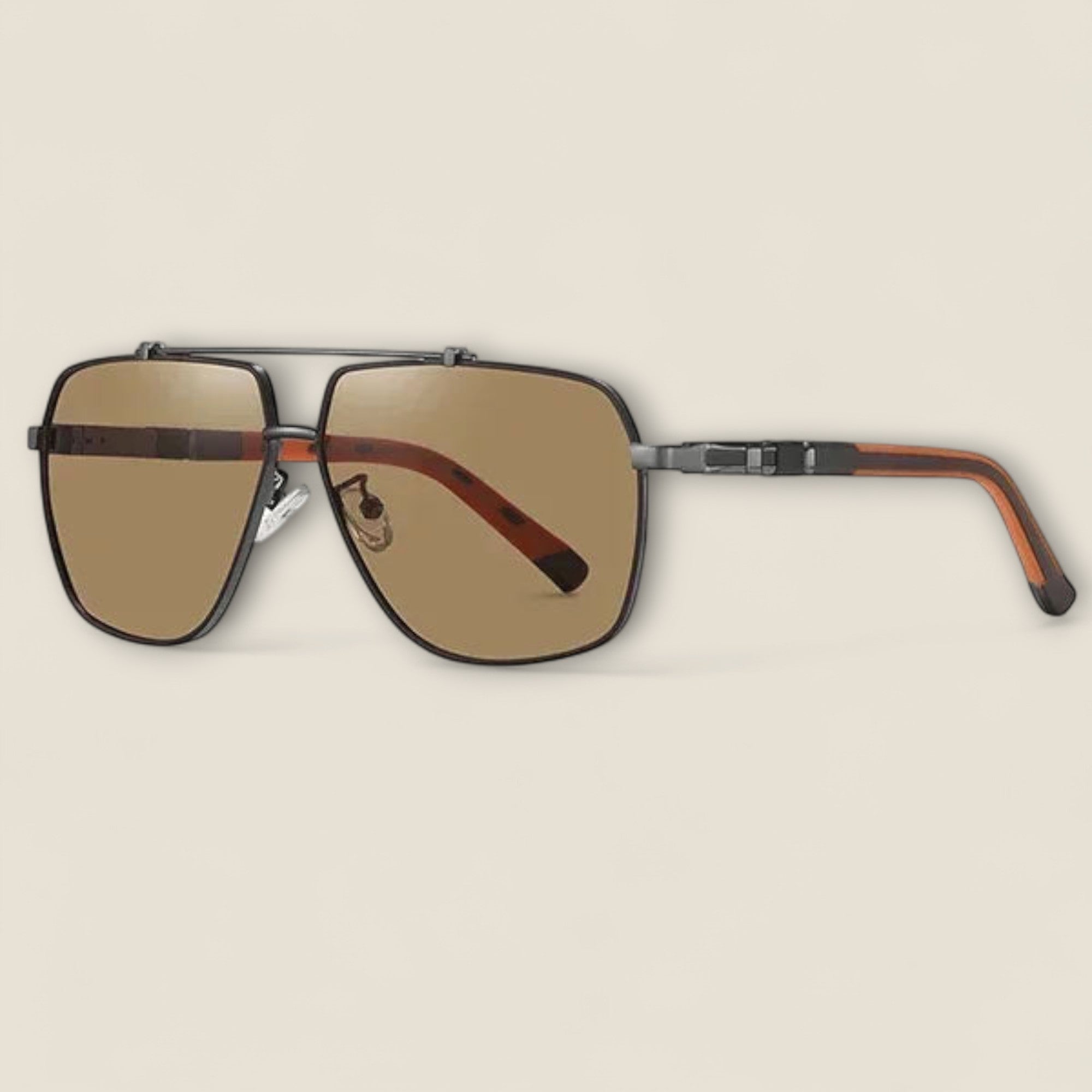 Gianni - Lunettes de soleil aviateur avec monture en métal