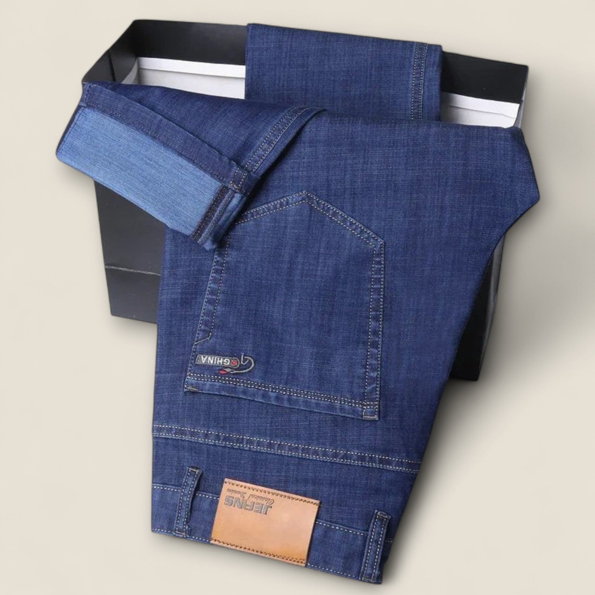 Diego - Jean Slim Fit en Soie Stretch