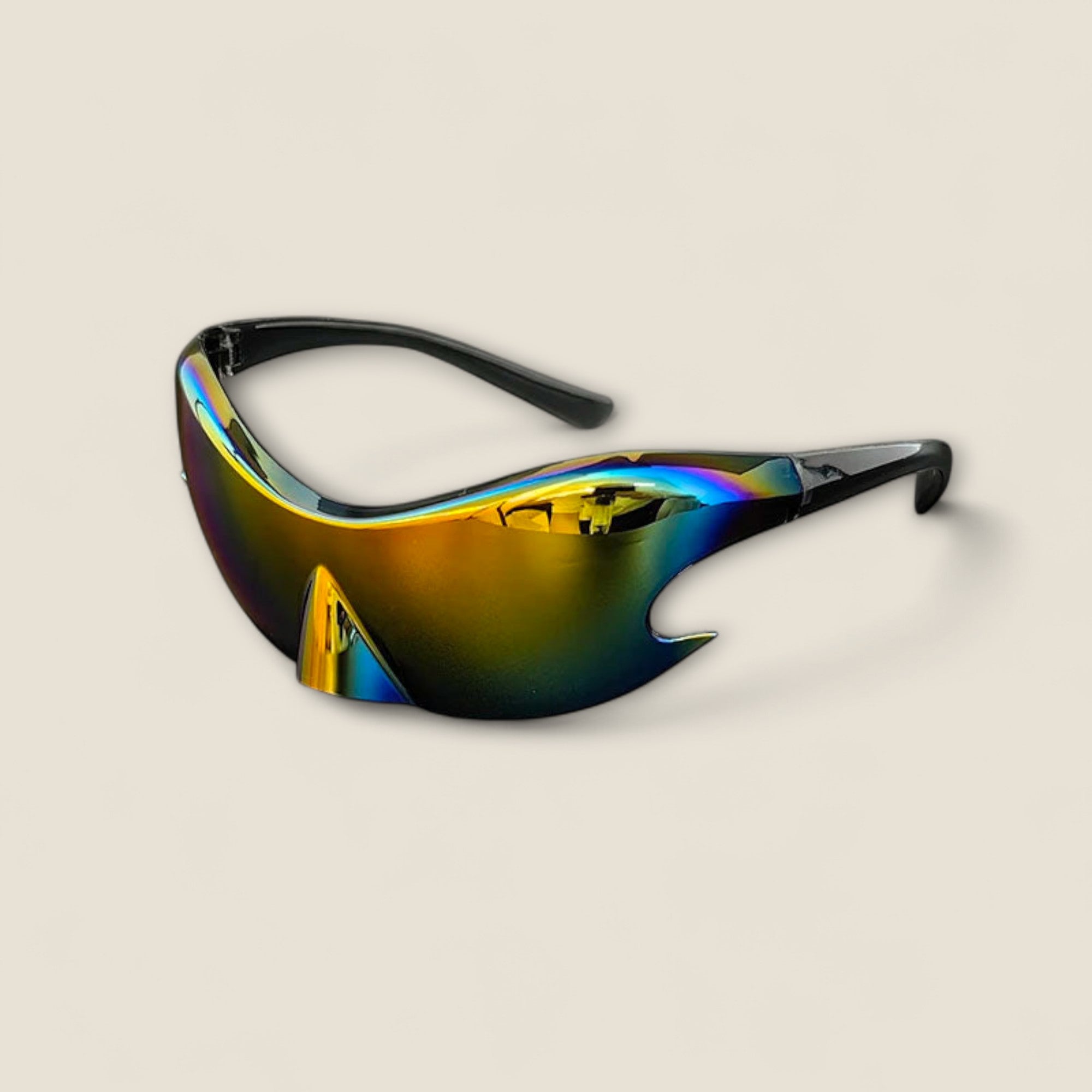 Thiago - Lunettes de soleil Shield avec design en lame
