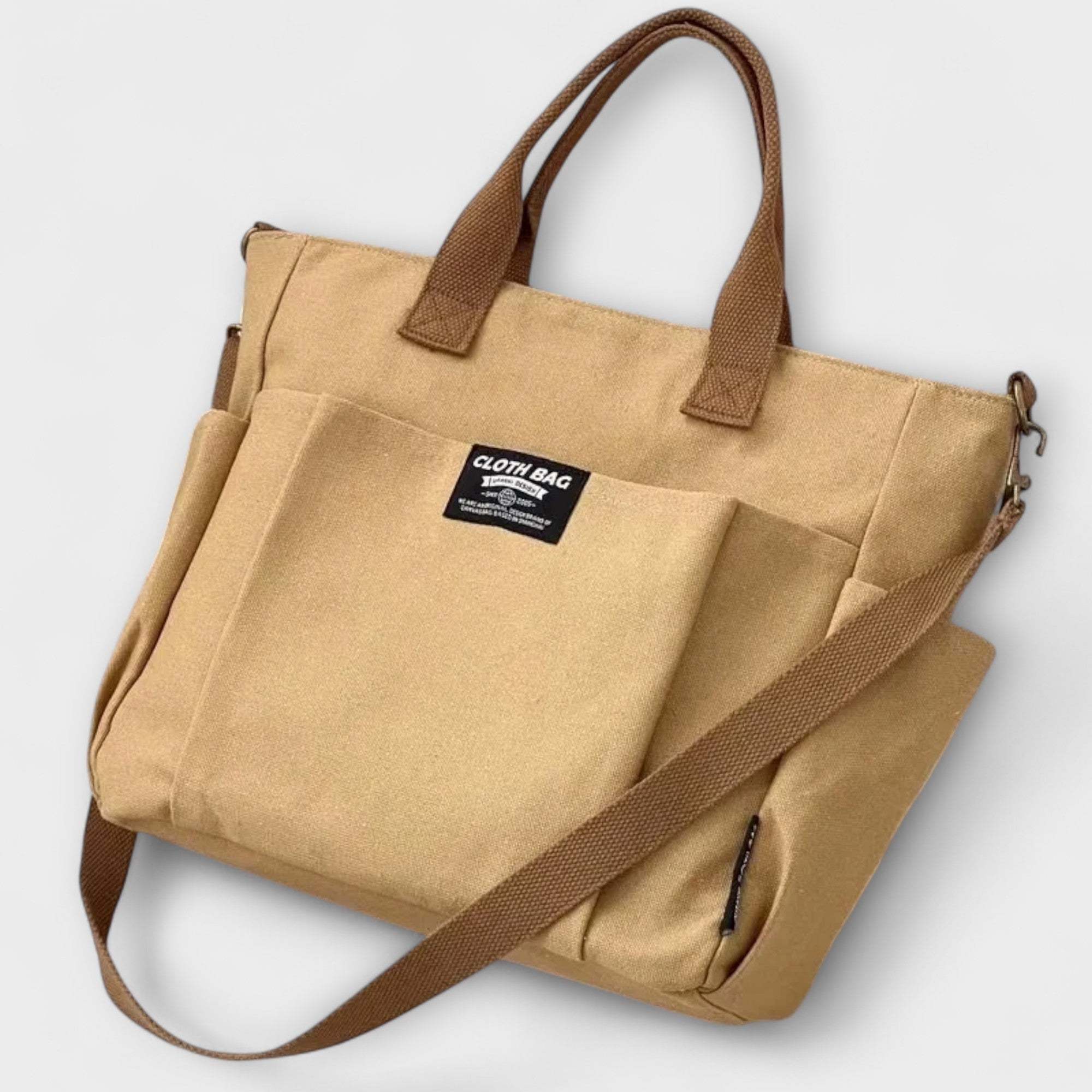 Sac fourre-tout en toile minimaliste