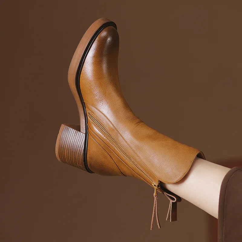 Edith® | Bottines en cuir
