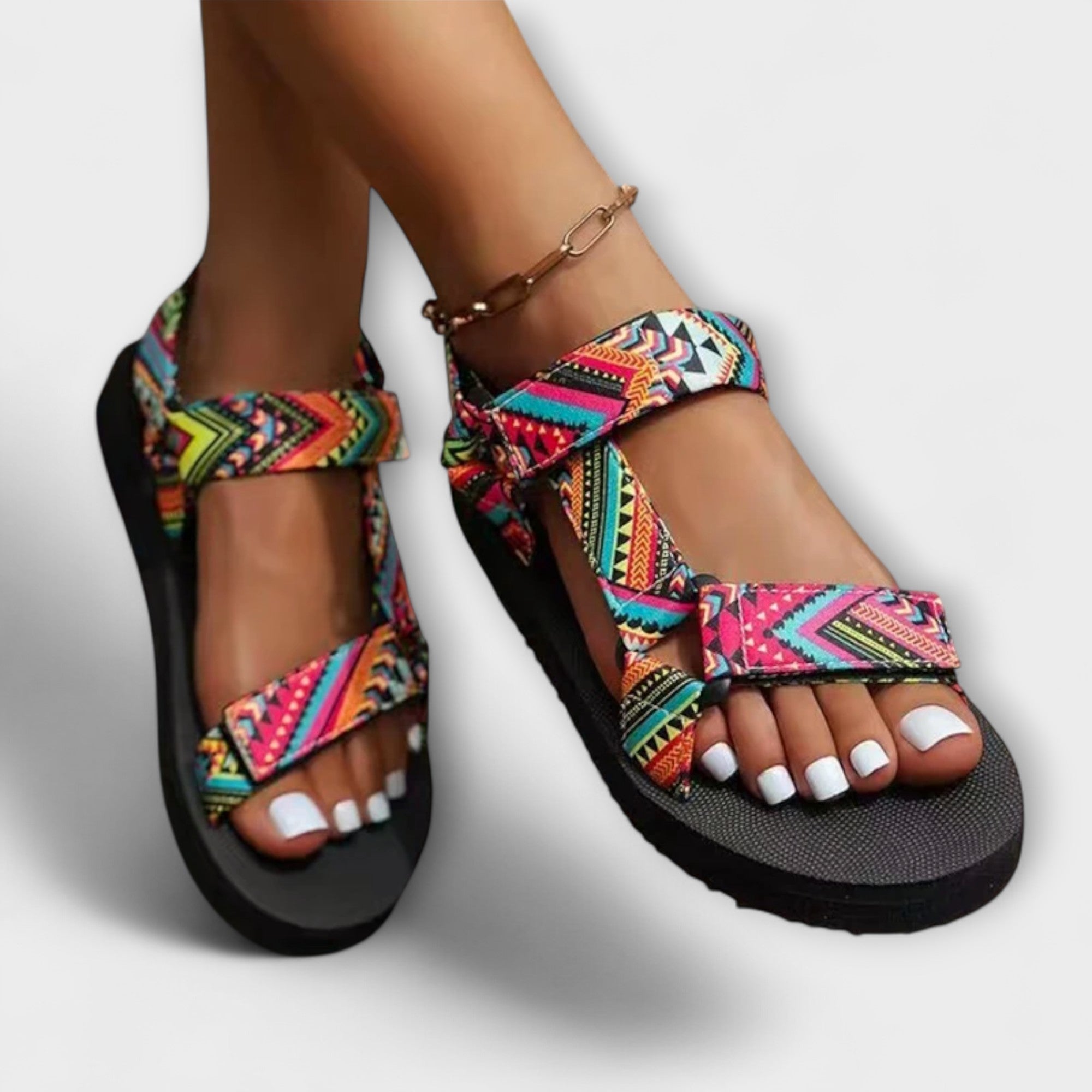 Sandales Plates d'Été pour Femmes en Corde de Chanvre