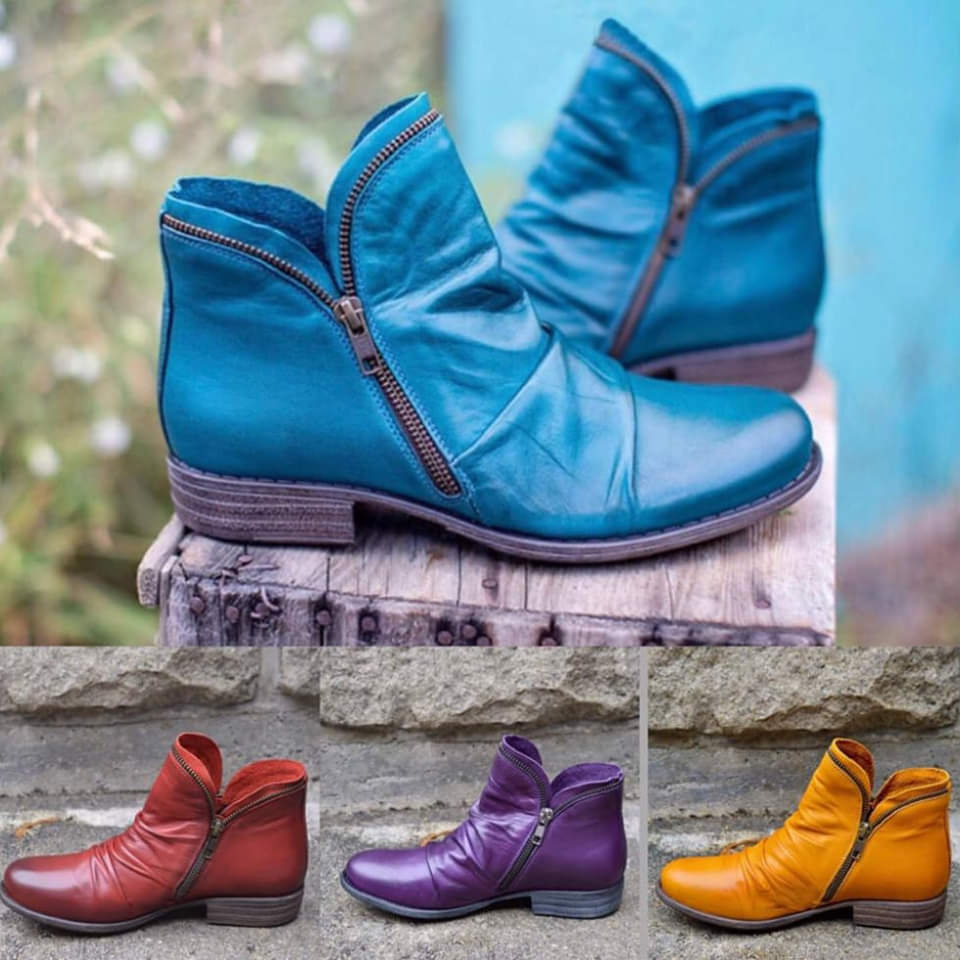 Leni® | Bottines élégantes avec fermeture éclair