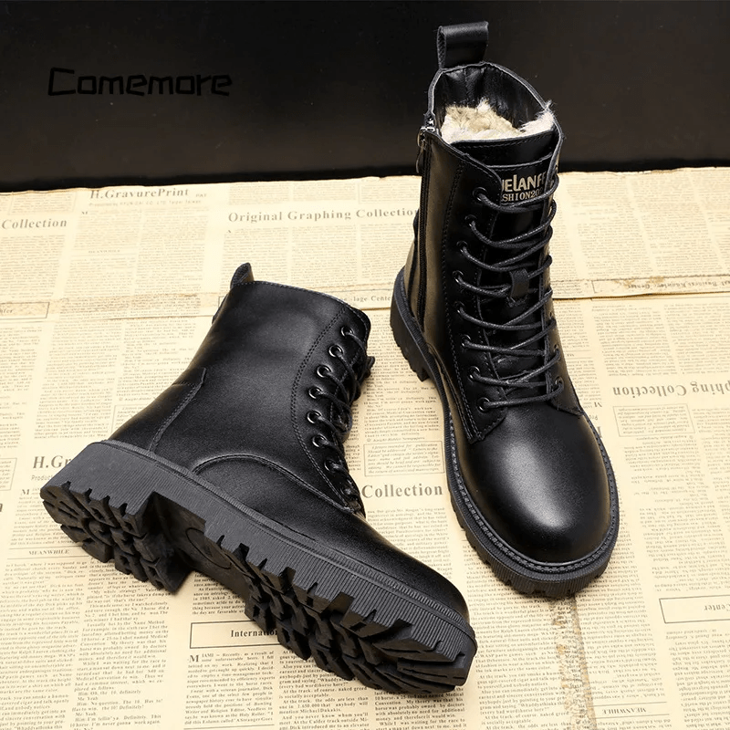 Lotte® | Bottes élégantes en cuir noir