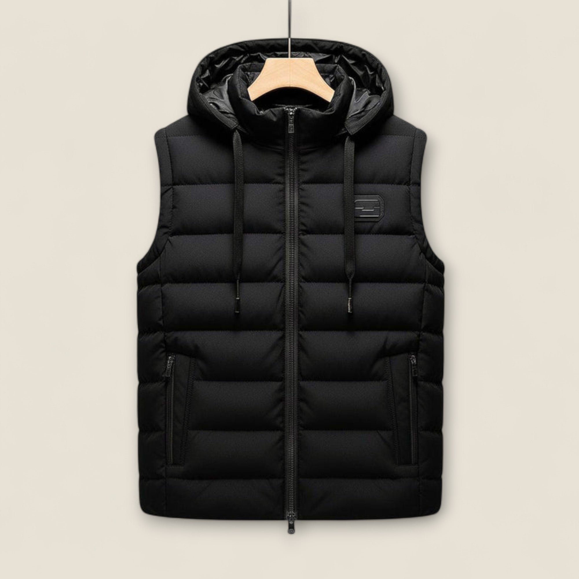 Dario - Gilet à Capuche Matelassé