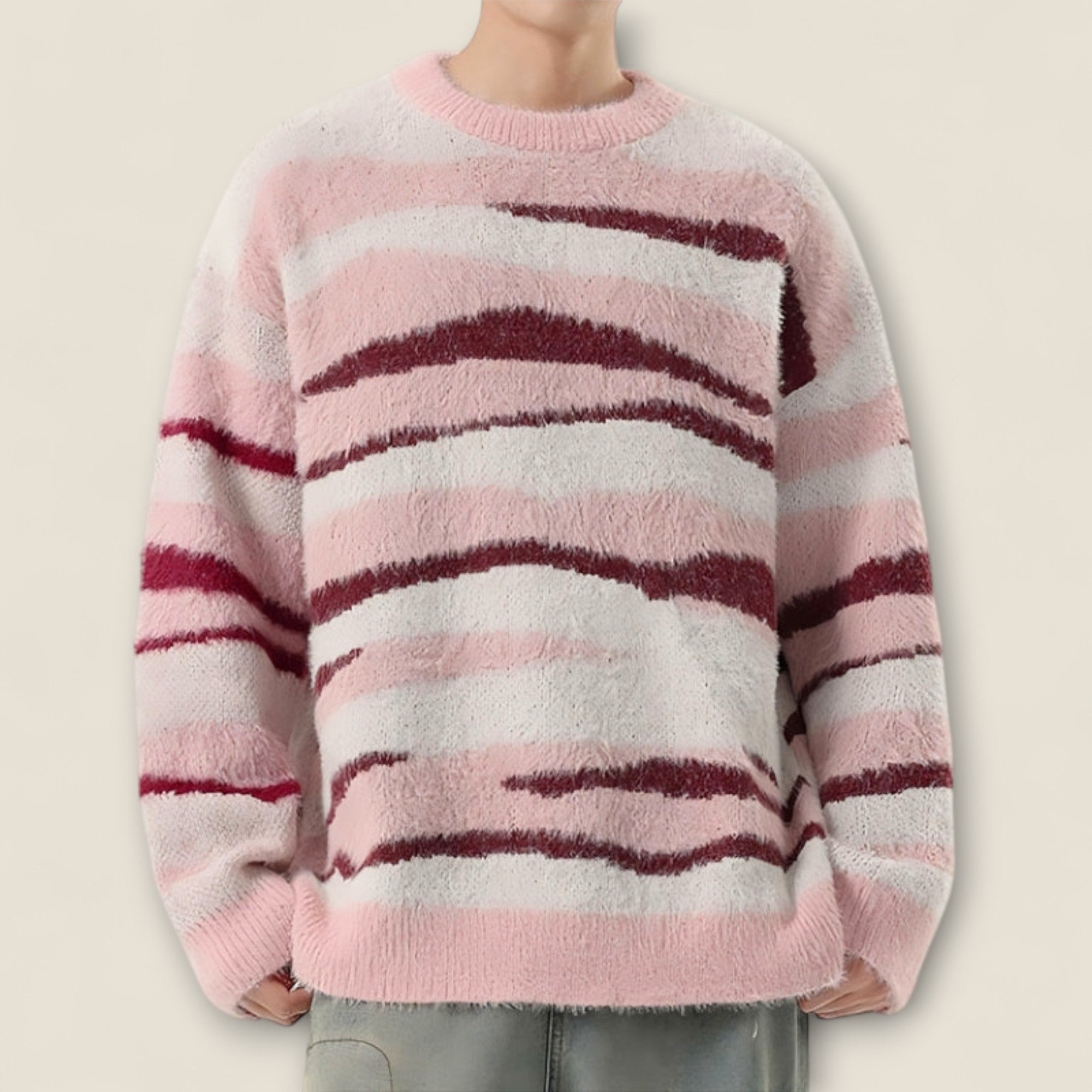 Valerio - Pull en Tricot Doux Brosse