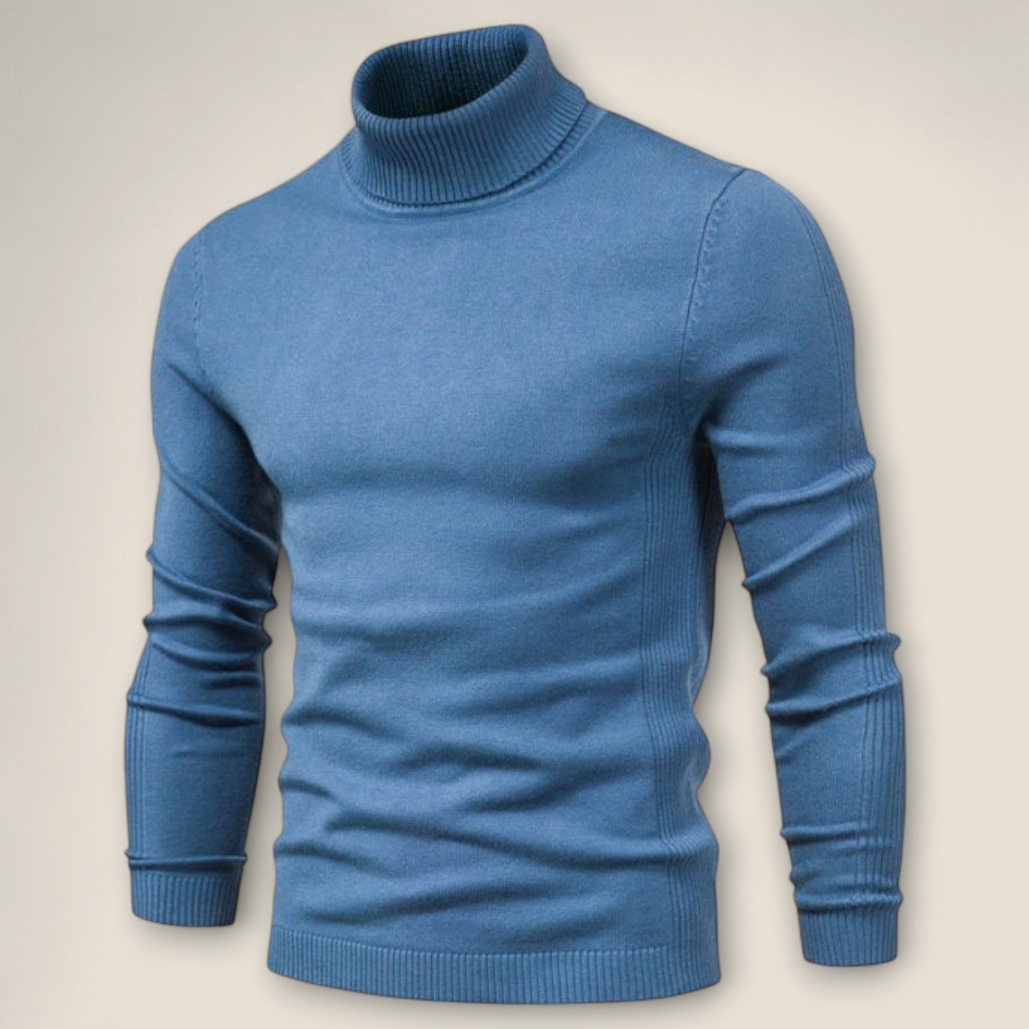 Jonas - Pull en Maille Col Roulé Chic