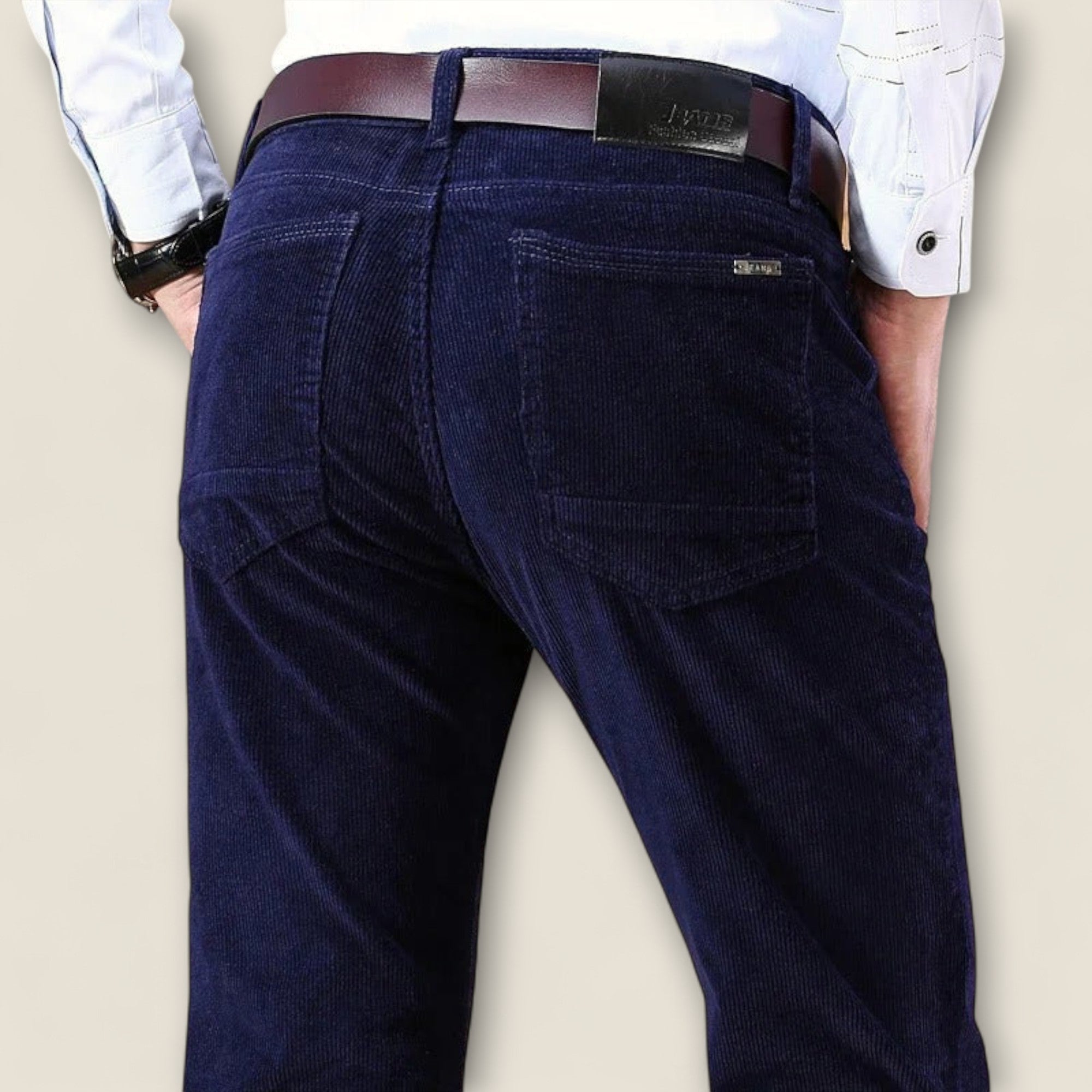 Enrico - Pantalon en Velours Côtelé Sur Mesure