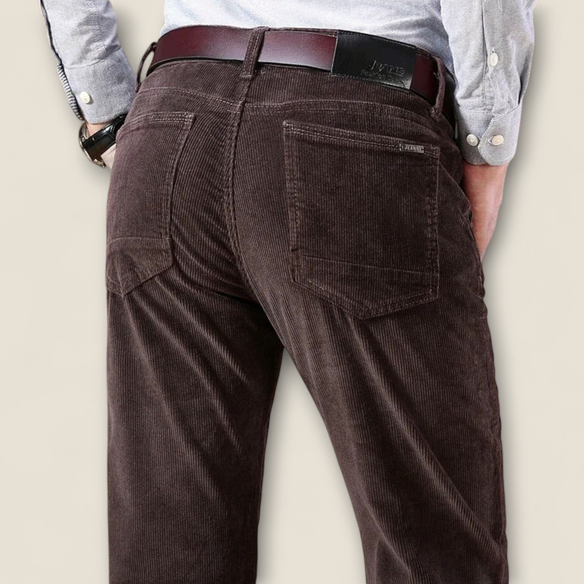 Enrico - Pantalon en Velours Côtelé Sur Mesure