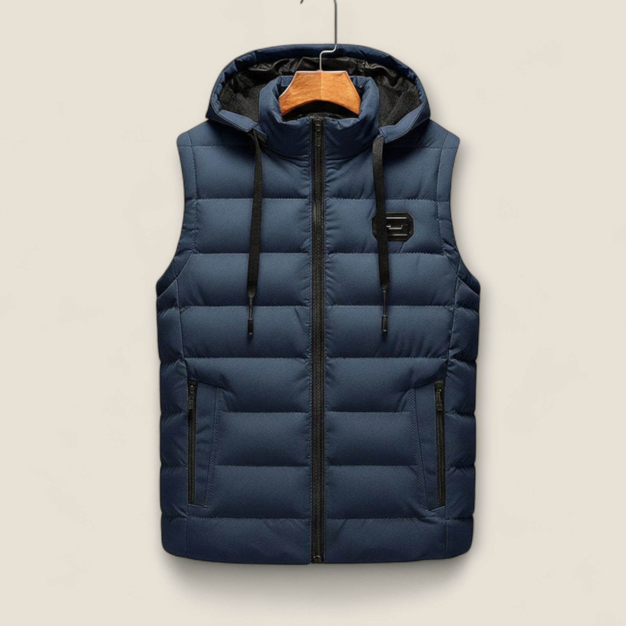 Dario - Gilet à Capuche Matelassé