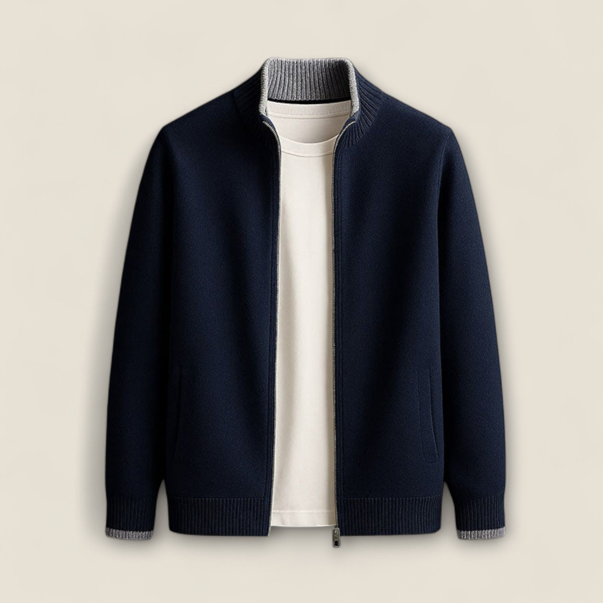 Alessio - Cardigan zippé